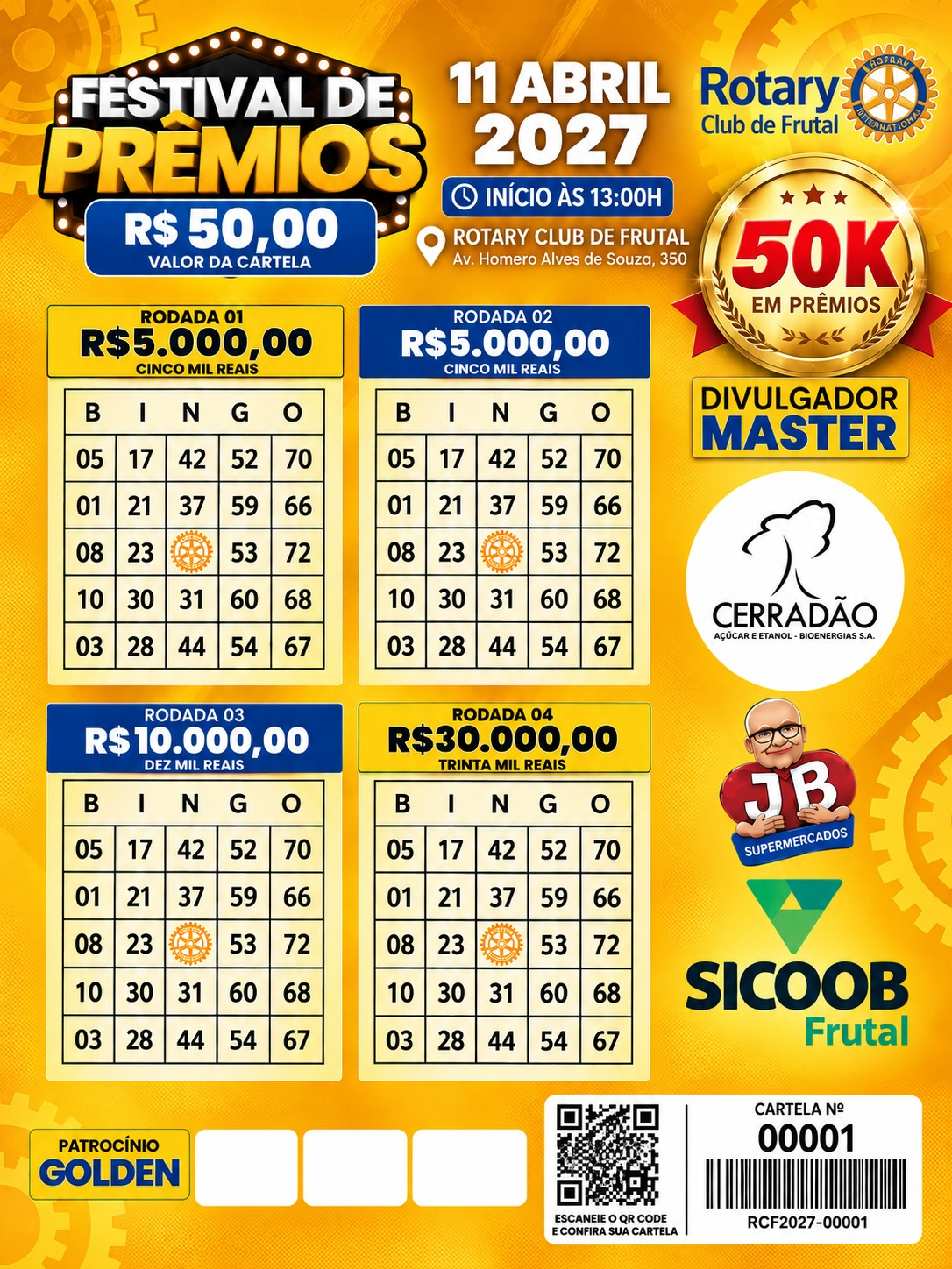 Modelo oficial do Festival